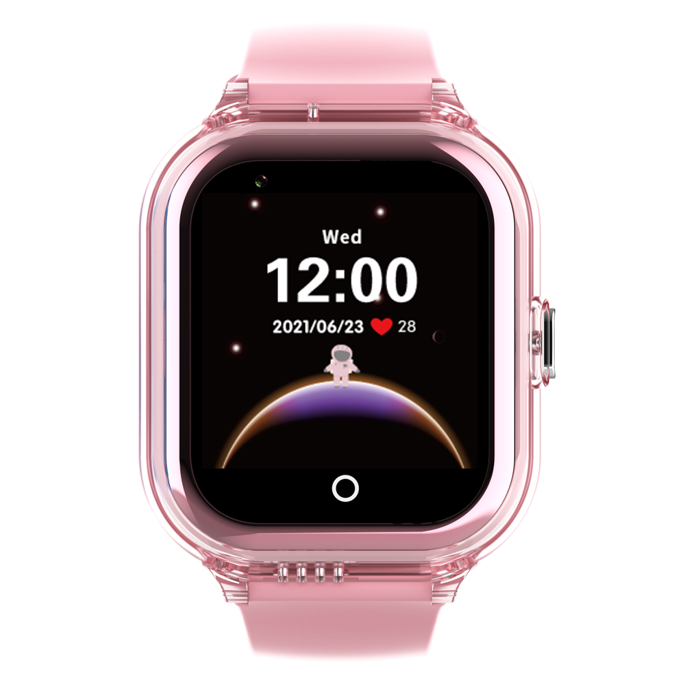 4G LTE CT01 GPS SOS Kids Security Gift SmartWatch with Transparent