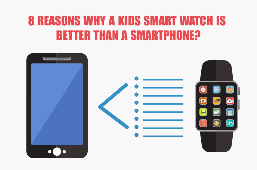 8 Reasons Why A Kids Smart Watch is Better Than A Smartphone?
