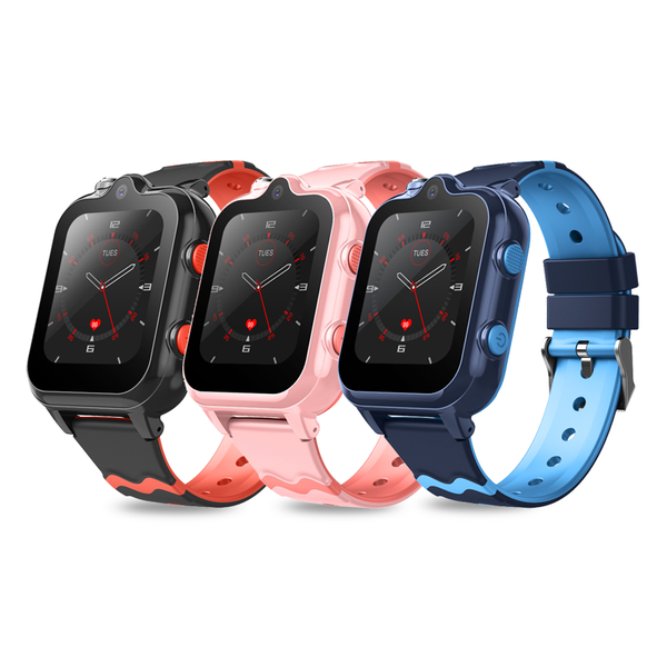 New 4G Android Hot Sale Dual Camera Big Screen GPS SOS Videocall Kids SmartWatch KT18
