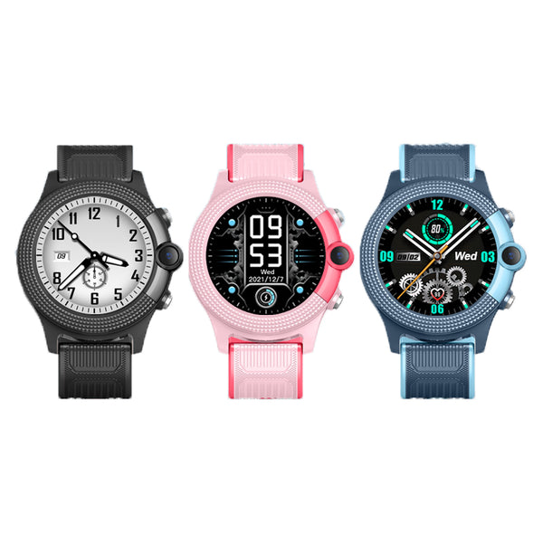 4G CAT1 GPS SOS Videocall Children Round SmartWatch CT04