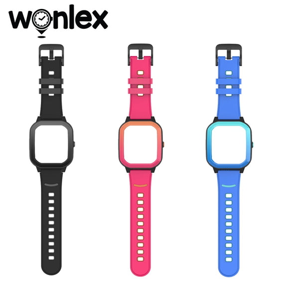 Detachable Strap Casing of Wonlex KT20 Kids GPS Smart-Watch Accessories 1 Set: Watches Straps Band for Wonlex Watch