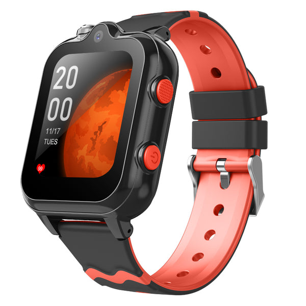 New 4G Android 8.1 Hot Sale Dual Camera Big Screen GPS SOS Videocall Kids SmartWatch KT18  Support Whatsapp