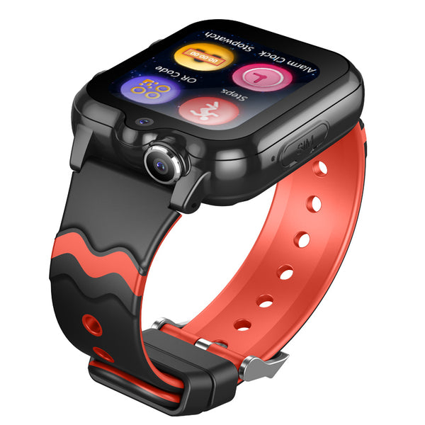 New 4G Android 8.1 Hot Sale Dual Camera Big Screen GPS SOS Videocall Kids SmartWatch KT18  Support Whatsapp