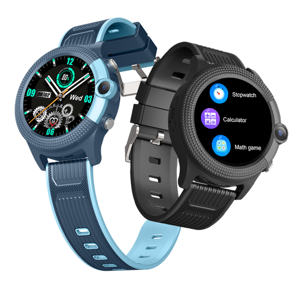 4G CAT1 GPS SOS Videocall Children Round SmartWatch CT04